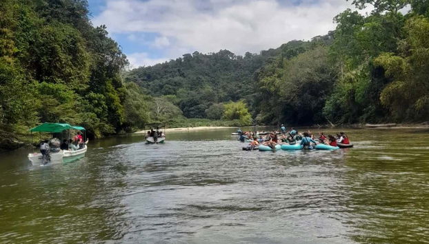 Tubing sul fiume Don Diego