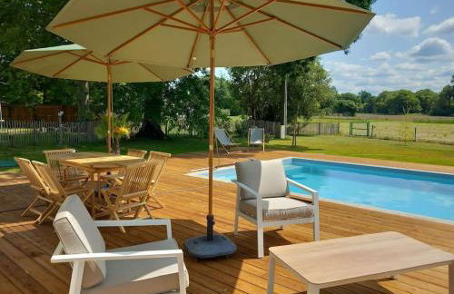 Maison neuve avec piscine chauffée, 4 kms de Contis plage - Foto 6