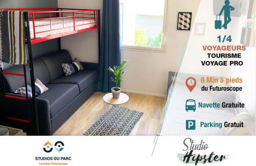 Studios du Parc apparts Hôtel - Futuroscope - Foto 22