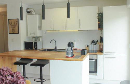 TheSkyFall , cosy appartement, terrasse & parking - Foto 12