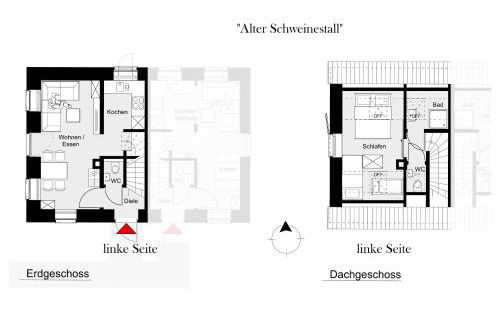 Ferienwohnung Alter Stall - linke Seite für 3 Personen - Foto 18