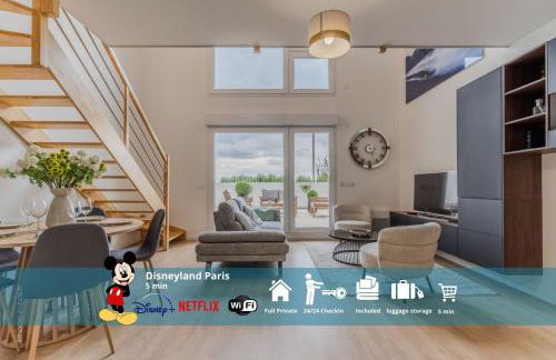 Le Hiva Oa , 5 pers, duplex 5min Disneyland Paris - Foto 1