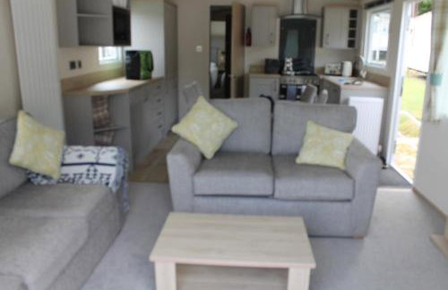 luxury new 3 bed caravan with stunning sea view on private beach in Thorness bay - Foto 17