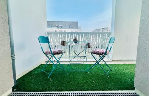 SSP Suites- Cosy & Bel appartement 4 pièces 3 chambres 90M2 avec balcon - Foto 29