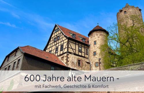 GRÄFIN ANNA - Rückzugsort für Freundetreffen in der historischen Hinterburg Schlitz - 2 Schlafzimmer, Altstadtlage, Garten, Aufzug, Hund willkommen - Foto 32