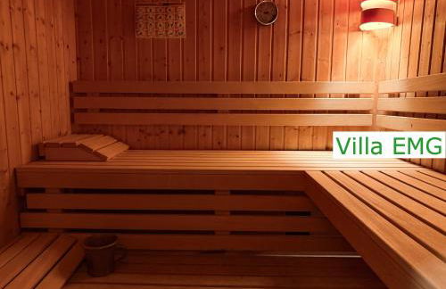 Ferienhaus Villa EMG Saerbeck nah Münster Riesenbeck Osnabrück mit Pool, Sauna, Garten für Familien Gruppen bis 23 Personen - Foto 41