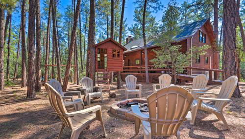 Deck, Games and Fire Pit Modern Pine Cabin! - Foto 3