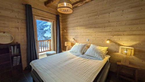 Lodge alpin chaleureux, 4 chambres, 10 pers, parking, terrasse, Arêches-Beaufort - FR-1-342-330 - Foto 4