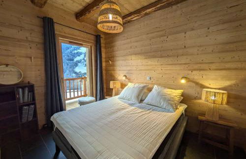 Lodge alpin chaleureux, 4 chambres, 10 pers, parking, terrasse, Arêches-Beaufort - FR-1-342-330 - Foto 4