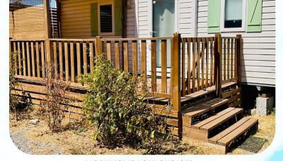 Mobilhome Loulousab10 Vacances cosy en famille chiens bienvenus - Foto 1