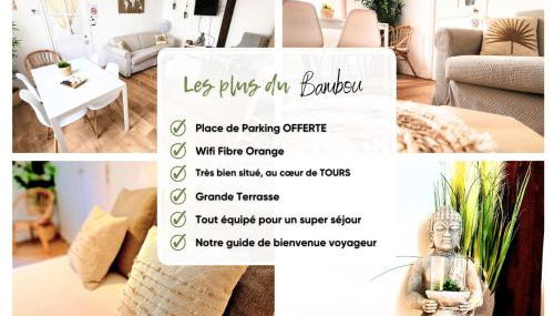 "Bambou Zen" - 5 couchages - Vieux Tours - Foto 3