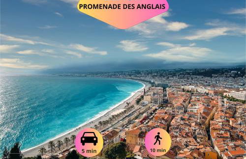 Loft Magnan - PARKING - idéal couples -BEACH -TRAM & Supermarkets - New & Confort-AC - Foto 54