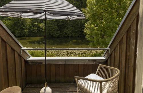 Ferienhaus Pure Jagst, Traum-Lage am Fluss mit Kaminzimmer und Infrarot-Wärmekabine - Foto 36