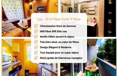 Sweet & Home - Centre-ville & Proche Circuit des 24H - Climatisé - Parking - by Le Mans City - Foto 5