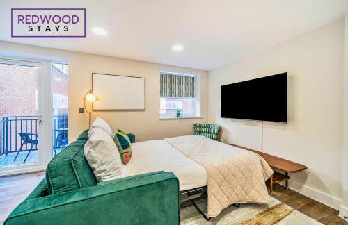 Brand New Town Center, Free Fast WiFi, Balcony By Redwood Stays - Foto 121