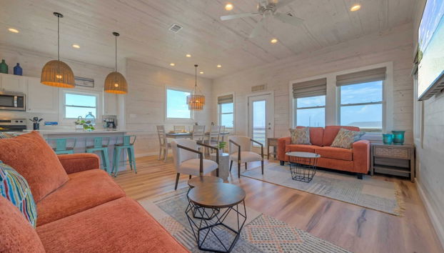 Sleeps 20 2 Homes w/ Beach Boardwalk Access, Water Canal Views, & Priv Pools - Foto 4, Interior