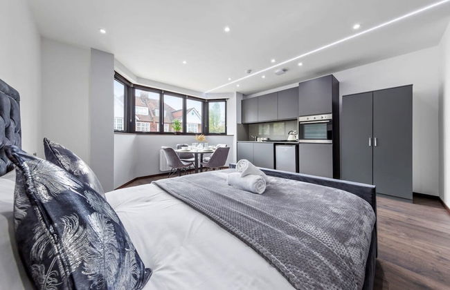 Serviced Studio Flat Near London Northern Line - Foto 8