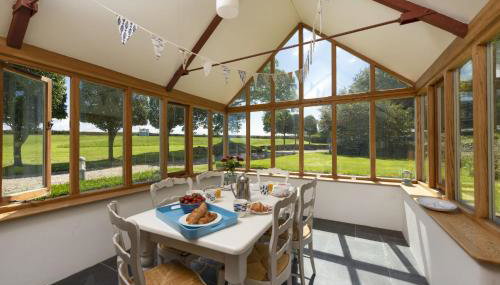 Mowhay Barn - Woodburner & Hot tub - Foto 4, Garden, Garden view