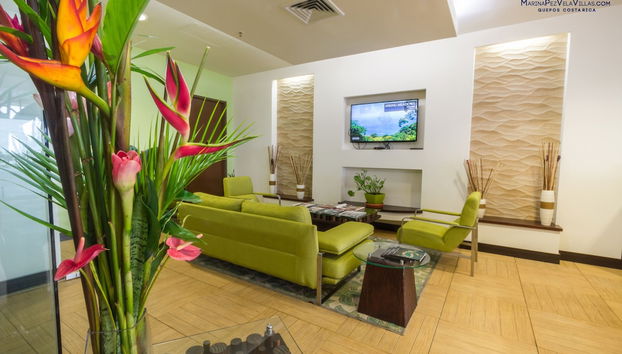 Zona de estar del vestíbulo