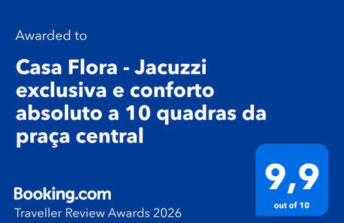 Casa Flora - Jacuzzi exclusiva e conforto absoluto a 10 quadras da praça central - Foto 2