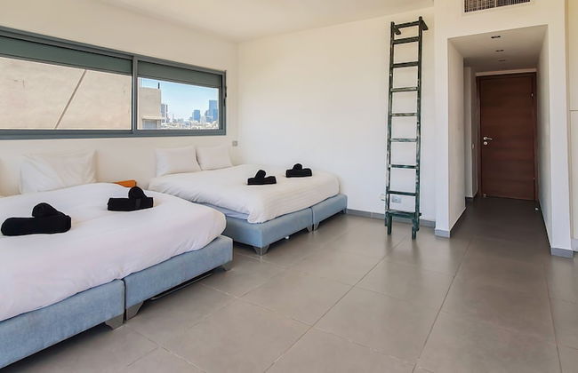 2BDR Roof Top Sea View Neve Tsedek TL56 - Foto 5