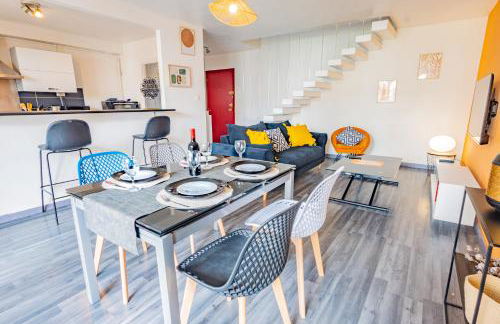 Duplex- T2 Barcelona Pop - Terrasses - Parking - Vue canal - Foto 6