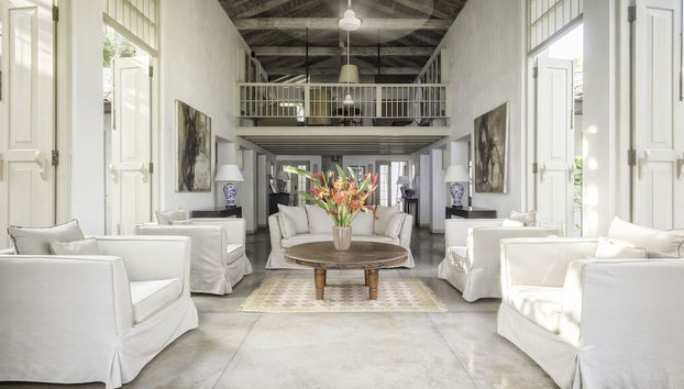 Zona de estar del vestíbulo