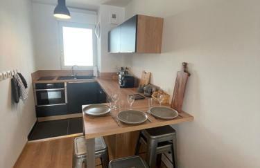 Studio Terrasse et parking, 4 pers par ALP Chartres - Foto 9