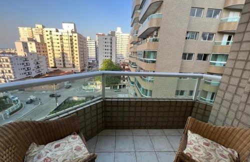 Apartamento na Praia Grande Vista ao Mar 1 quarto 100m da Areia - Foto 19