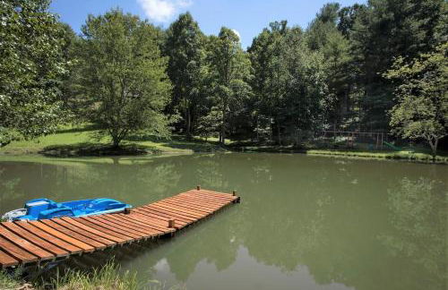 Modern Mountain Retreat~120ac~ Pond~Boat~Trails~FP - Foto 41