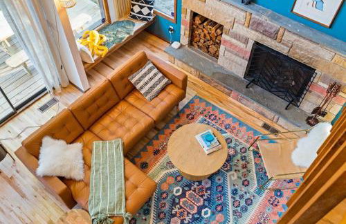 A-Frame Hot Tub Hike Firepit Design - Foto 9