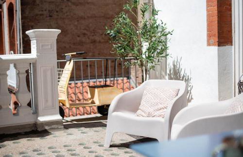 Appartment Climatisé - with AC & small cosy room - Private rare Terrace - Centre Toulouse - Foto 4