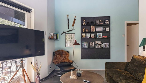 7 Person Holiday Home in Farso - Foto 4, Zona de estar