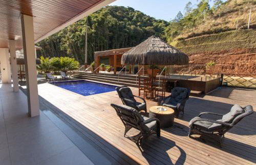 Sítio Cinco Folhas, recanto com vista pra montanha - Foto 6