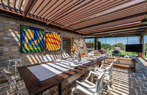 Villa esclusiva nella torre del castello di Tignano tra lusso, storia e natura nel cuore del Chianti - Foto 44