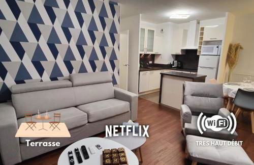 QuietStay 20' PARIS, Connected HOME avec Terrasse - Foto 1