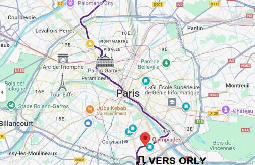 Appartement sur cour quartier Olympiades - Foto 9