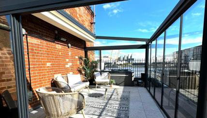 3 x Bedroom Riverside Flat with HOT TUB on Roof Terrace - Foto 4