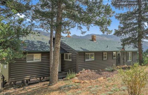3BD Cowboy Cabin Pikes Peak Mountain Log Cabin - Foto 22