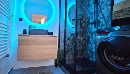 Gîte Forestier - T2 Cosy avec Terrasse & 2 Parkings privatifs -Centre ville - Foto 4, Shower