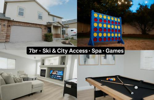 5040 Sqft l Sleeps 25 l Near Ski & Downtown SLC - Foto 20