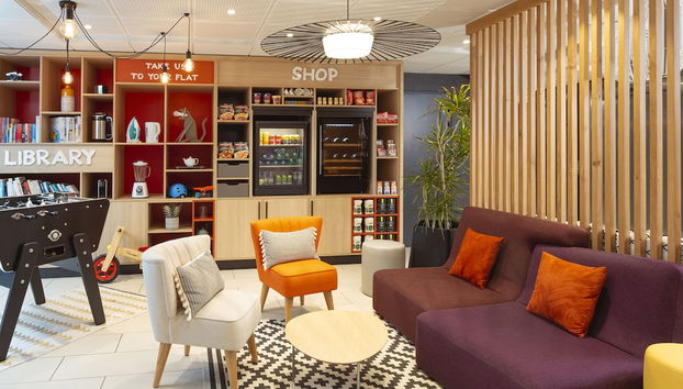 Zona de estar del vestíbulo