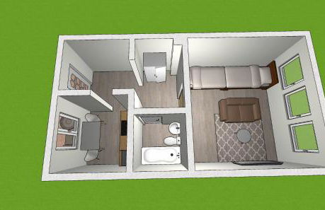 EMAS 1 Wohnung mit 2 Einzelbetten, Küche, WLAN, TV - Foto 6