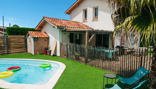 VILLA CASA KOKO 10 PERS piscine chauffée, pétanque, ping pong VIEUX-BOUCAU - Foto 3