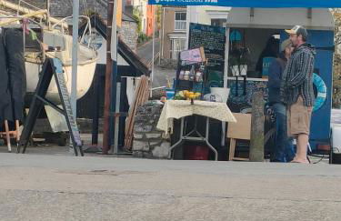 Fishermen's cottage with log burner, 2 bathrooms & sea views from garden terraces - Foto 46