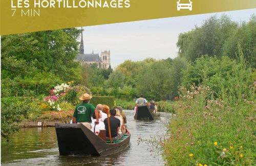L'Estrade - Parking Centre 5 min Gare d'Amiens - Foto 29