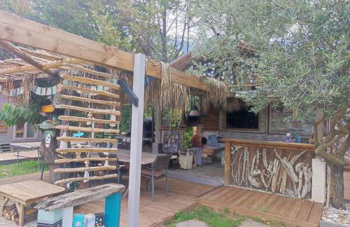 studio terrace swimming pool quiet expo park - Foto 21