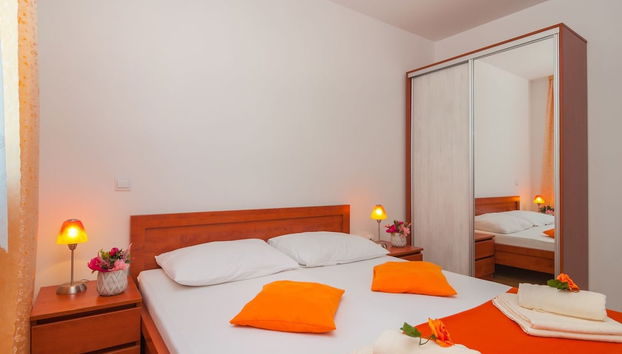 Apartments Island Beat - One Bedroom Apartment With Balcony and Sea View - Foto 2, Habitación