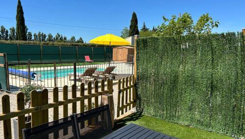 Appart'Estel 2 pers en campagne avec terrasse et accès piscine - Foto 2