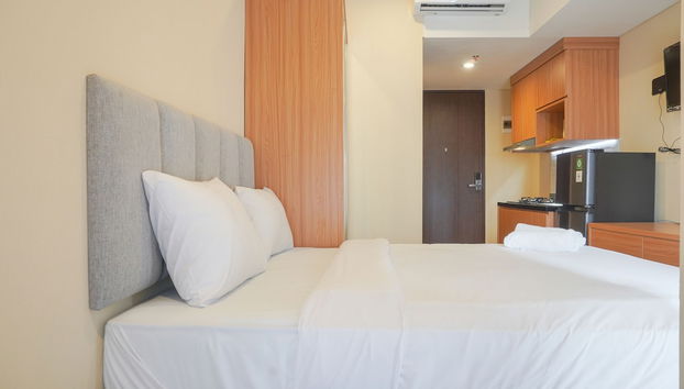 Nice And Elegant Studio At Vasaka Solterra Apartment - Foto 3, Habitación